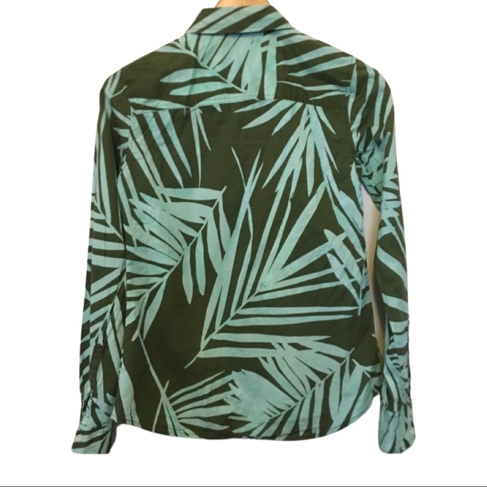 Merona | Palm button down top - Picture 2 of 3